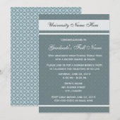 Klassieke, elegante, stijlvolle formele graduatied kaart (Voorkant / Achterkant)