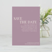 Klassieke Elegante Stof Purple Typografie Trouw