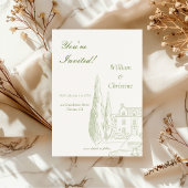 Klassieke Elegante Tijdloze Huwelijk Save The Date