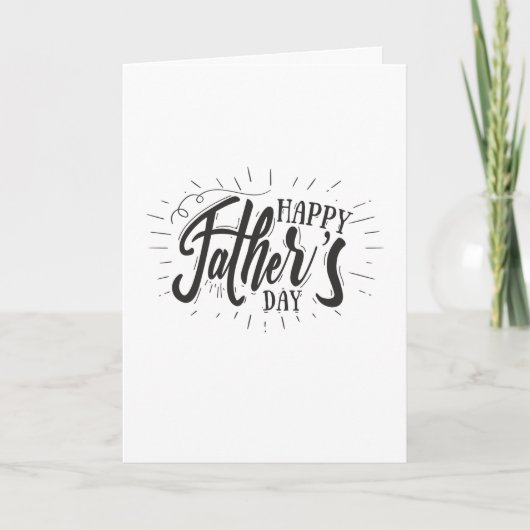 Klassieke elegante Vaderdag Foto bedankt (Voorkant)