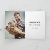 Klassieke elegante Vaderdag Foto bedankt (Binnen)