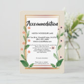 Klassieke & Elegante Verfijnde huisvestingsbijlage Kaart (Staand voorkant)