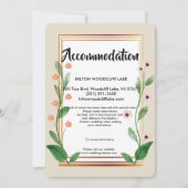 Klassieke & Elegante Verfijnde huisvestingsbijlage Kaart (Voorkant)