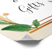 Klassieke & Elegante Verfijnde Kaarten &Gifts Poster (Hoek)