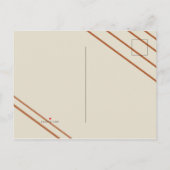 Klassieke & Elegante Verfijnde ontvangstkaart Aankondigingskaart (Achterkant)