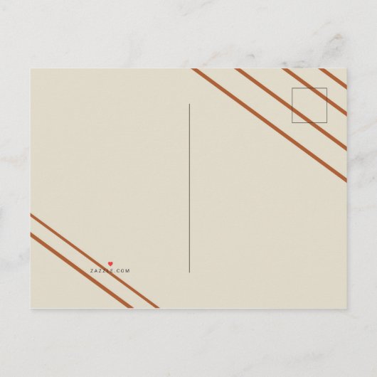 Klassieke & Elegante Verfijnde ontvangstkaart Aankondigingskaart (Achterkant)