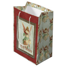 Klassieke Elegante Victoriaanse Vintage Kerstengel