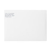 Klassieke Elegante Witte Kalligrafie Minimaal (Voorkant)