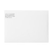 Klassieke Elegante Zwart Wit Kalligrafie Minimaal (Voorkant)