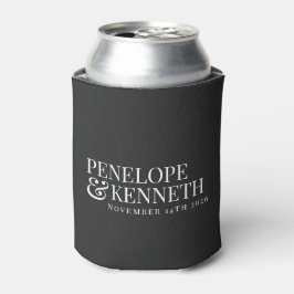 Klassieke Elegante Zwarte Eenvoudige Aangepaste Tr Blikjeskoeler