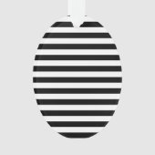 Klassieke elegante zwarte horizontale strepen ornament (voorkant)