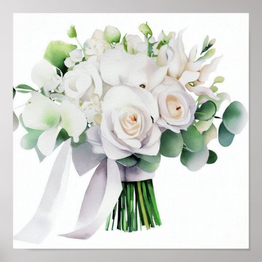 Klassieke Elegantie, Bedieners Boeket (B) Poster (Voorkant)