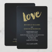 Klassieke elegantie | huwelijksuitnodiging kaart (Voorkant / Achterkant)