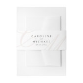 Klassieke Elegantie Kalligrafie Monogram Bruiloft Uitnodigingen Wikkel (Voorkant Voorbeeld)