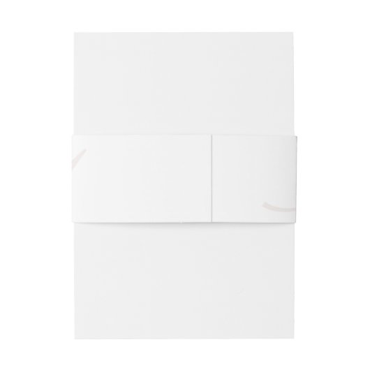 Klassieke Elegantie Kalligrafie Monogram Bruiloft Uitnodigingen Wikkel (Achterkant Voorbeeld)