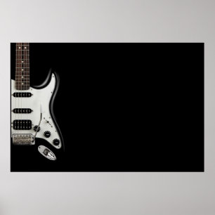 Klassieke elektrische gitaar - Iconische Stratocas Poster
