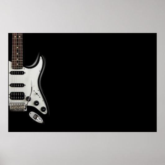 Klassieke elektrische gitaar - Iconische Stratocas Poster (Voorkant)