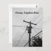 Klassieke elektrische infrastructuur briefkaart (Voorkant / Achterkant)