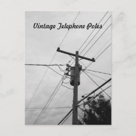Klassieke elektrische infrastructuur briefkaart
