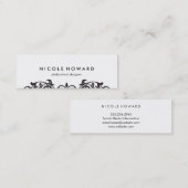 Klassieke elementen mini visitekaartje (Voorkant / Achterkant)