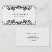 Klassieke elementen visitekaartje (Voorkant / Achterkant)