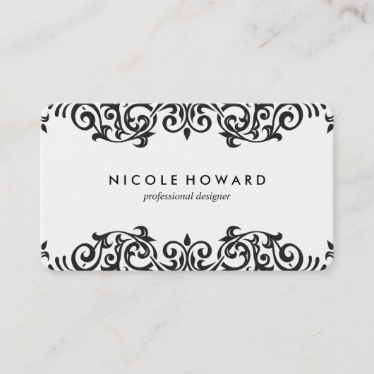 Klassieke Elementen Visitekaartje (Voorkant)