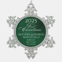 Klassieke Emerald Green Pasgeboren Details