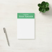 Klassieke Emerald Green, speciaal gepersonaliseerd Post-it® Notes (Kantoor)