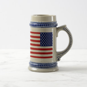 Klassieke en Cool American Flag Patriotic Bierpul