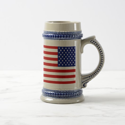 Klassieke en Cool American Flag Patriotic Bierpul (Rechts)
