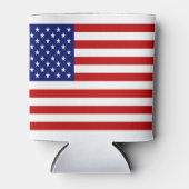 Klassieke en Cool American Flag Patriotic Blikjeskoeler (Voorkant)