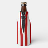 Klassieke en Cool American Flag Patriotic Flesjeskoeler (Fles Achterkant)