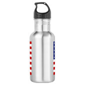 Klassieke en Cool American Flag Patriotic Waterfles (Achterkant)