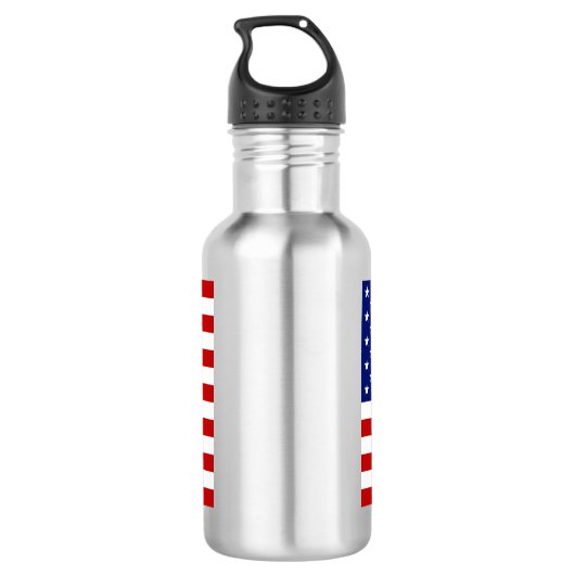 Klassieke en Cool American Flag Patriotic Waterfles (Achterkant)
