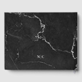 Klassieke en eenvoudige foto-marmer gastenboek (Achterkant)