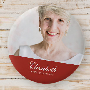 Klassieke en eenvoudige foto-Memorial Ronde Button 5,7 Cm