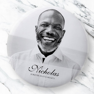 Klassieke en eenvoudige foto-Memorial Ronde Button 5,7 Cm