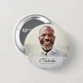 Klassieke en eenvoudige foto-Memorial Ronde Button 5,7 Cm (Voorkant /achterkant)
