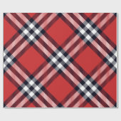 Klassieke en Elegant Red Pset Holiday Cadeaupapier (Vlak)