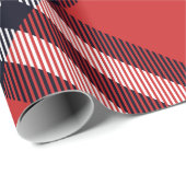 Klassieke en Elegant Red Pset Holiday Cadeaupapier (Rol Hoek)