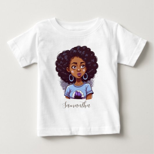 Klassieke en elegante Afro-vrouw (Voorkant)