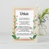 Klassieke en elegante, geavanceerde behuizing kaart (Staand voorkant)