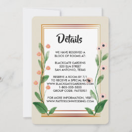 Klassieke en elegante, geavanceerde behuizing kaart