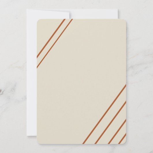 Klassieke en elegante     verfijnde pensionering kaart (Achterkant)