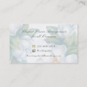 Klassieke en Elegante Zuidelijke Magnolia Visitekaartje (Achterkant)