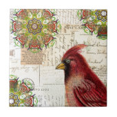 Klassieke en Ephemera-collage Tegeltje (Voorkant)