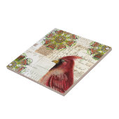 Klassieke en Ephemera-collage Tegeltje (Zijkant)