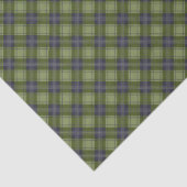 Klassieke en feestelijke Green Plaid Kerstmis Tissuepapier (Detail)