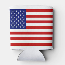 Klassieke en koele Amerikaanse vlag Patriottisch Blikjeskoeler