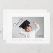 Klassieke en moderne kleuterschool Afstuderen Aankondiging (Voorkant / Achterkant)